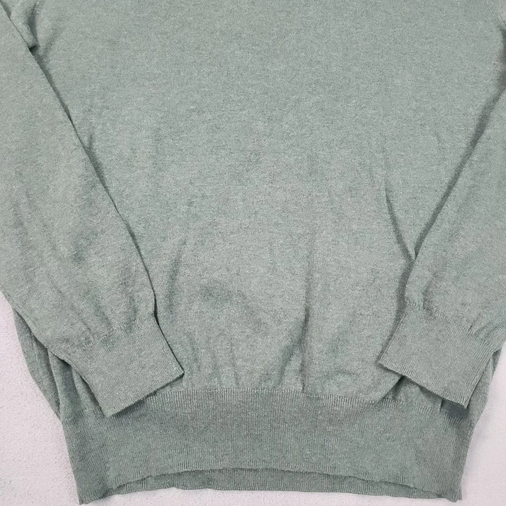 Polo Ralph Lauren Sweater Mens S Green Pima Cotton V Neck Pullover Pony NWT Knit
